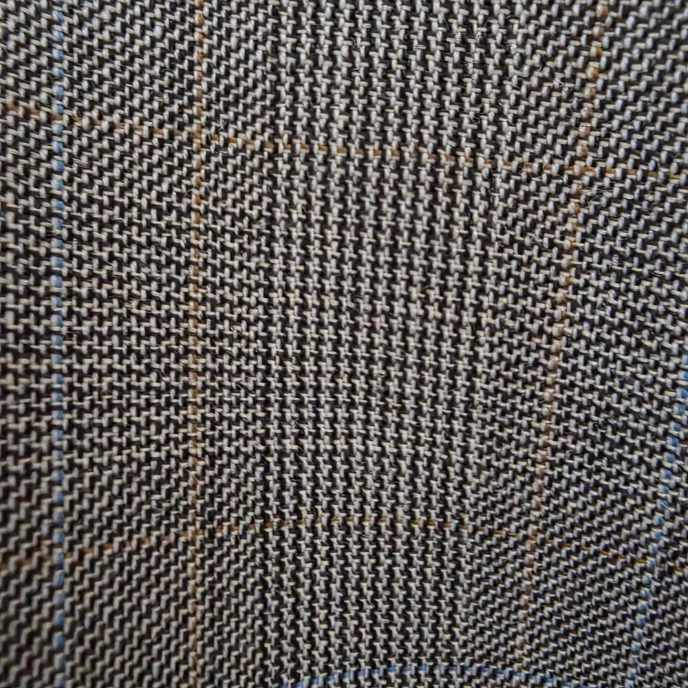 Hart Schaffner Marx Sport Coat 46XL‎ Grey Glen Plaid Wool Made in USA